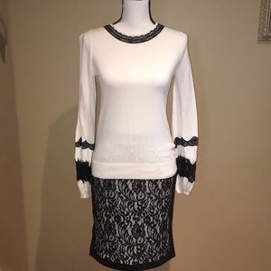 Suit Worthington Sweater and Skirt set
